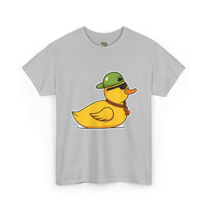 Unisex Heavy Cotton Tee (Gangster Duck)