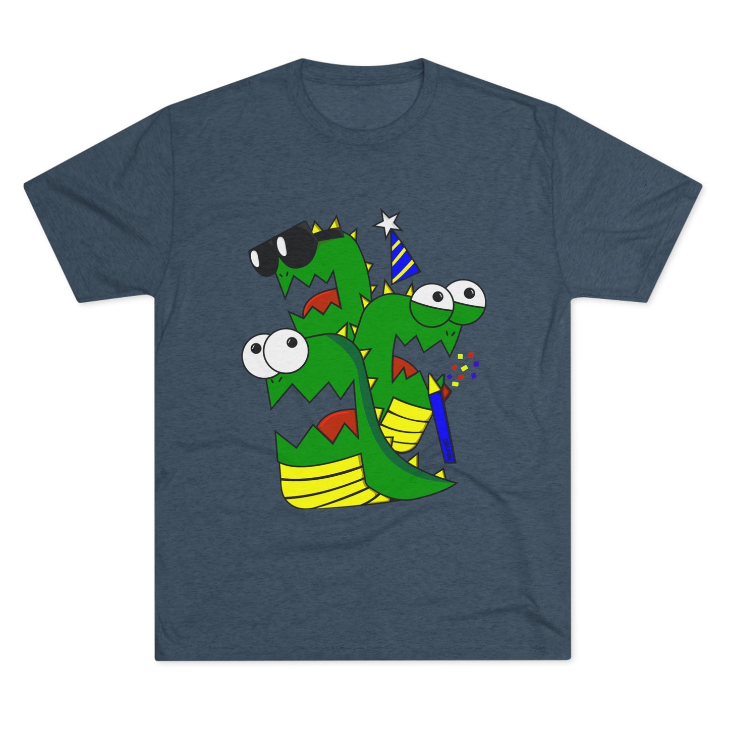 Unisex Tri-Blend Crew Tee (Larry the Snake thing)