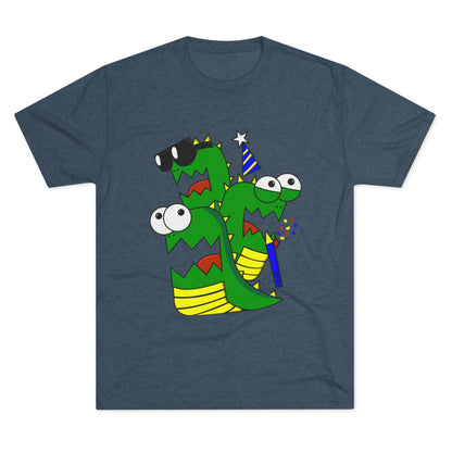 Unisex Tri-Blend Crew Tee (Larry the Snake thing)