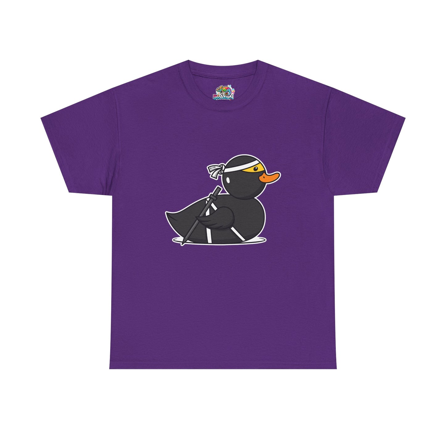 Unisex Heavy Cotton Tee (Ninja Duck)
