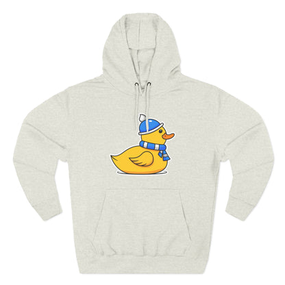 Three-Panel Fleece Hoodie (Chilly Duck)