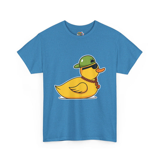 Unisex Heavy Cotton Tee (Gangster Duck)