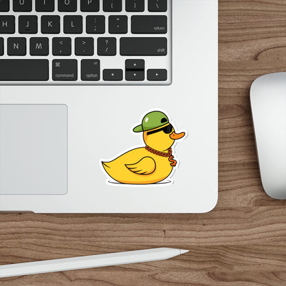 Die-Cut Stickers | Vibrant Art for Personalization (Cool Duck)