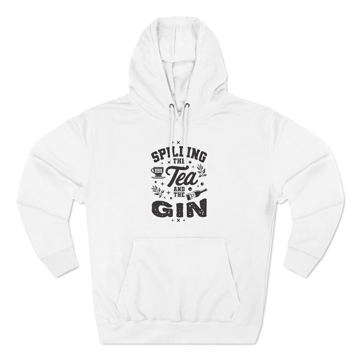 Three-Panel Fleece Hoodie (Spill Tea & Gin)