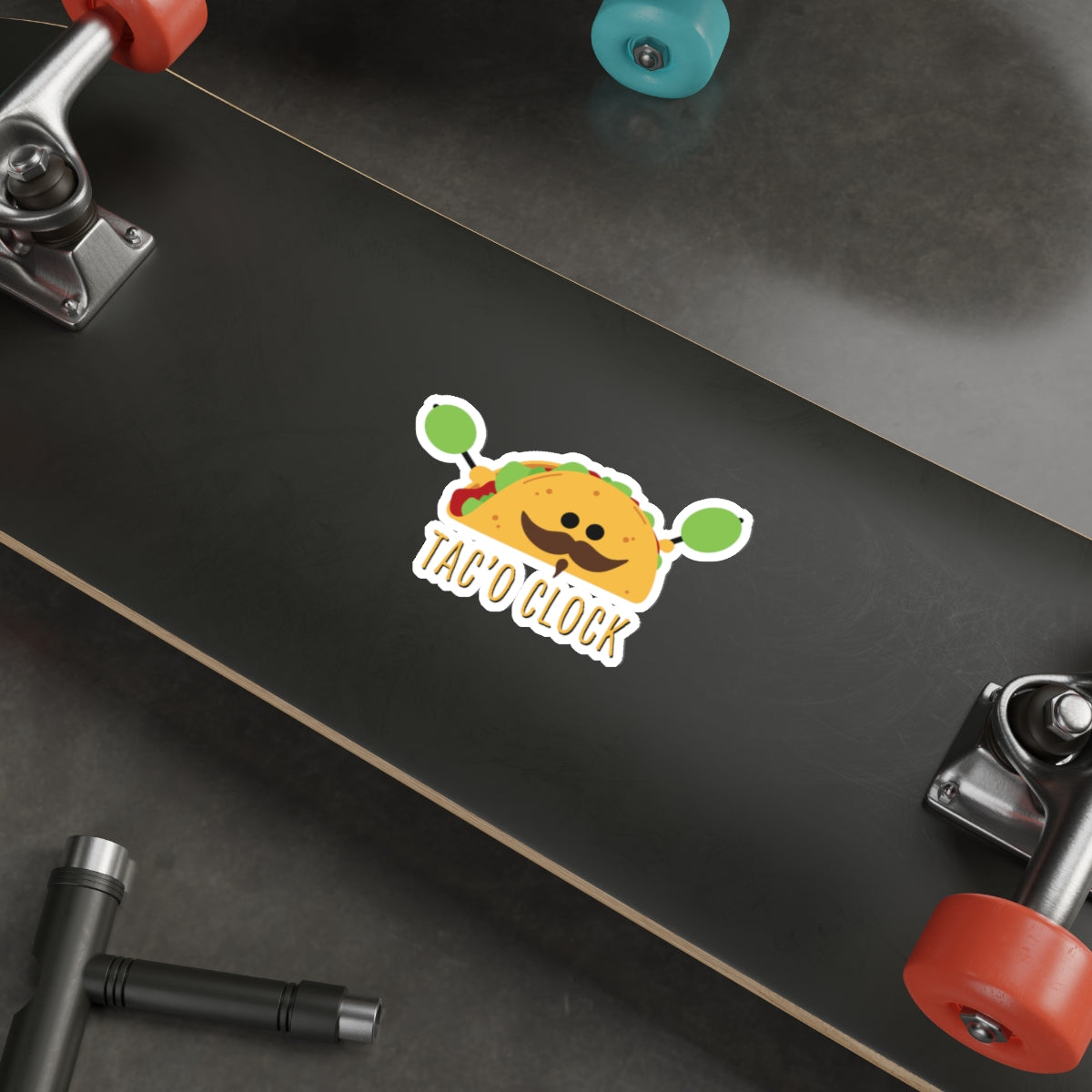 Die-Cut Stickers | Vibrant Art for Personalization (Tac'O Clock)