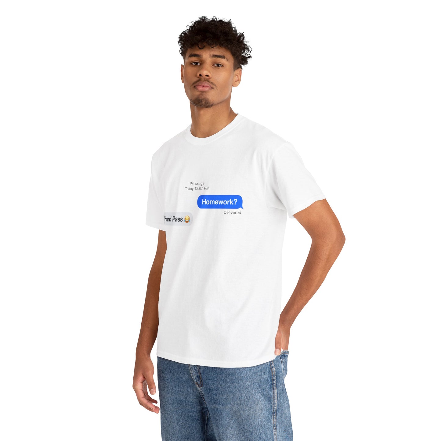 Unisex Heavy Cotton Tee (Homework? Hard Pass)