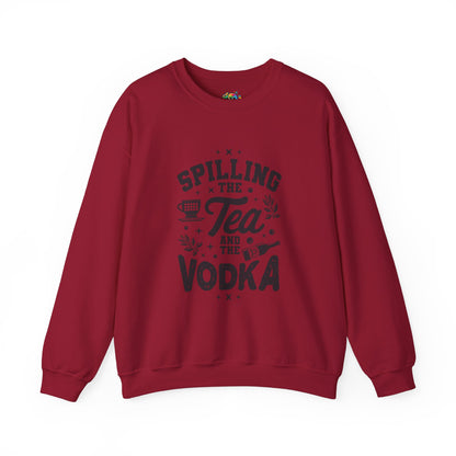 Unisex Heavy Blend™ Crewneck Sweatshirt (Spill Tea & Vodka)