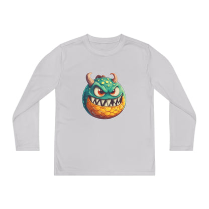 Youth Long Sleeve Competitor Tee (Green Monster 1)