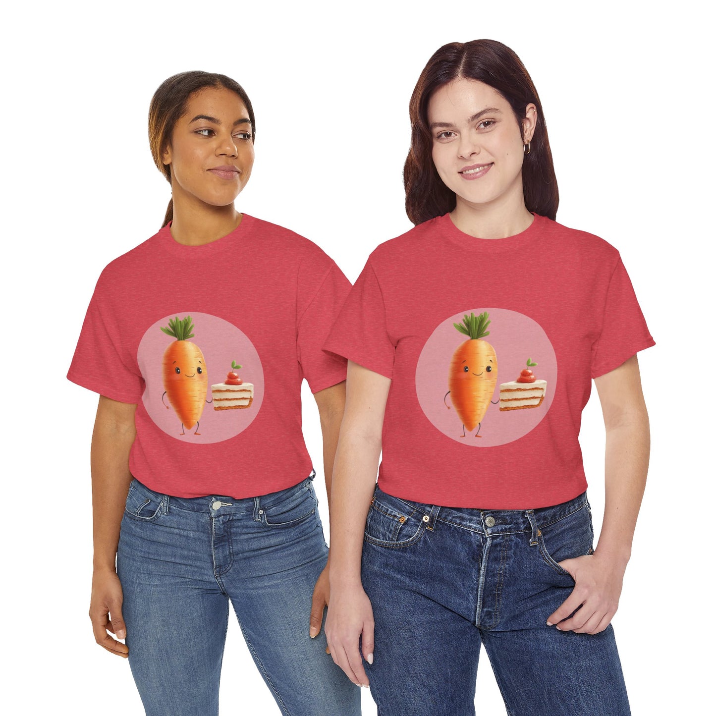 Unisex Heavy Cotton Tee (Carrot Cake)