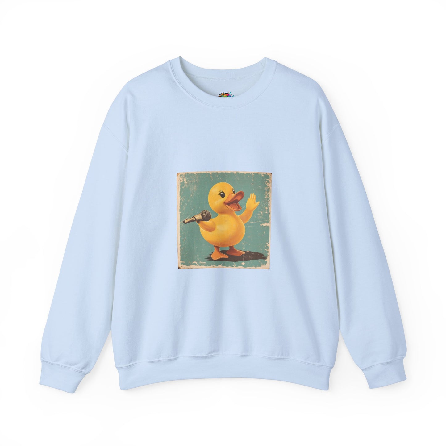 Unisex Heavy Blend™ Crewneck Sweatshirt (Karaoke Duck)