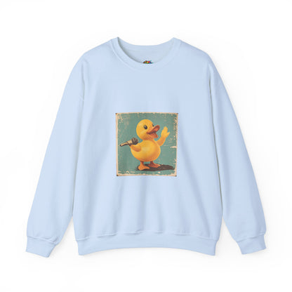 Unisex Heavy Blend™ Crewneck Sweatshirt (Karaoke Duck)