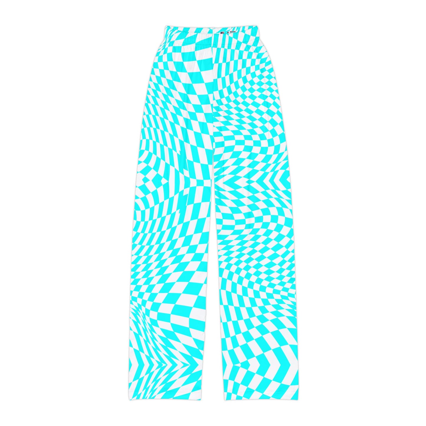 Kids Lounge Pants (Cyan Pixels)