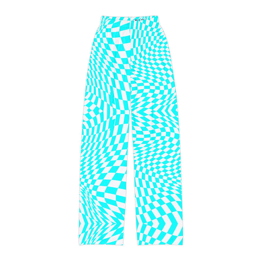 Kids Lounge Pants (Turquoise pixels)