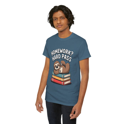 Unisex Heavy Cotton Tee (Homework? Hard Pass)