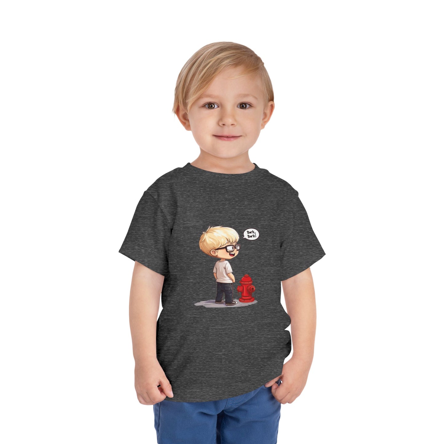 Toddler Short Sleeve Tee (Bark Bark)