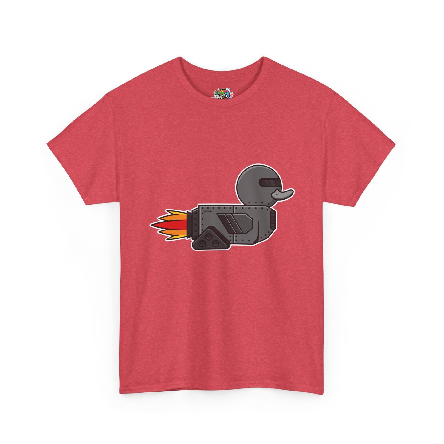 Unisex Heavy Cotton Tee (Robot Duck)