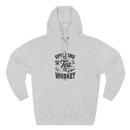 Three-Panel Fleece Hoodie (Spill Tea & Whiskey)