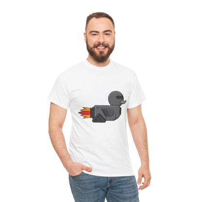 Unisex Heavy Cotton Tee (Robot Duck)