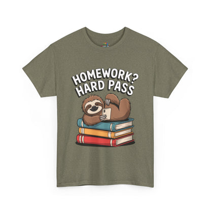 Unisex Heavy Cotton Tee (Homework? Hard Pass)