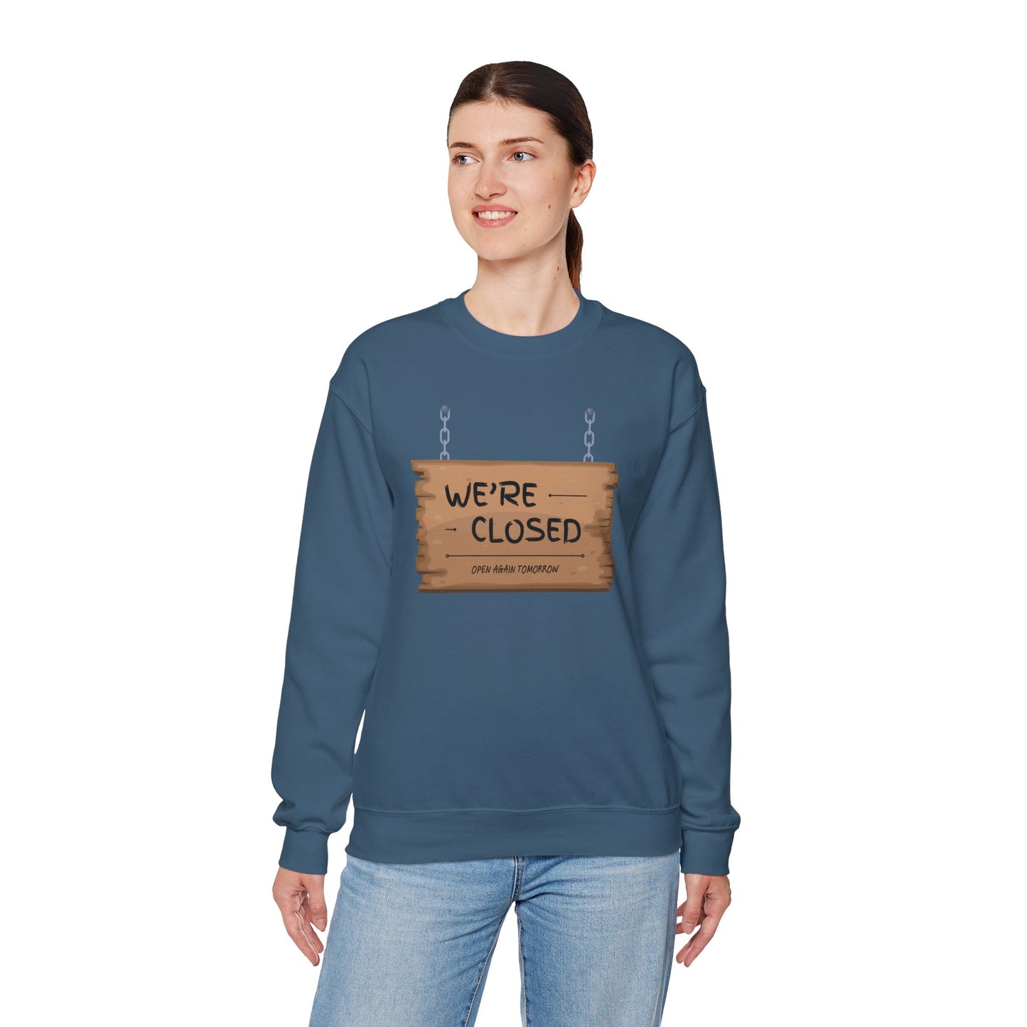 Unisex Heavy Blend™ Crewneck Sweatshirt (We're Closed)