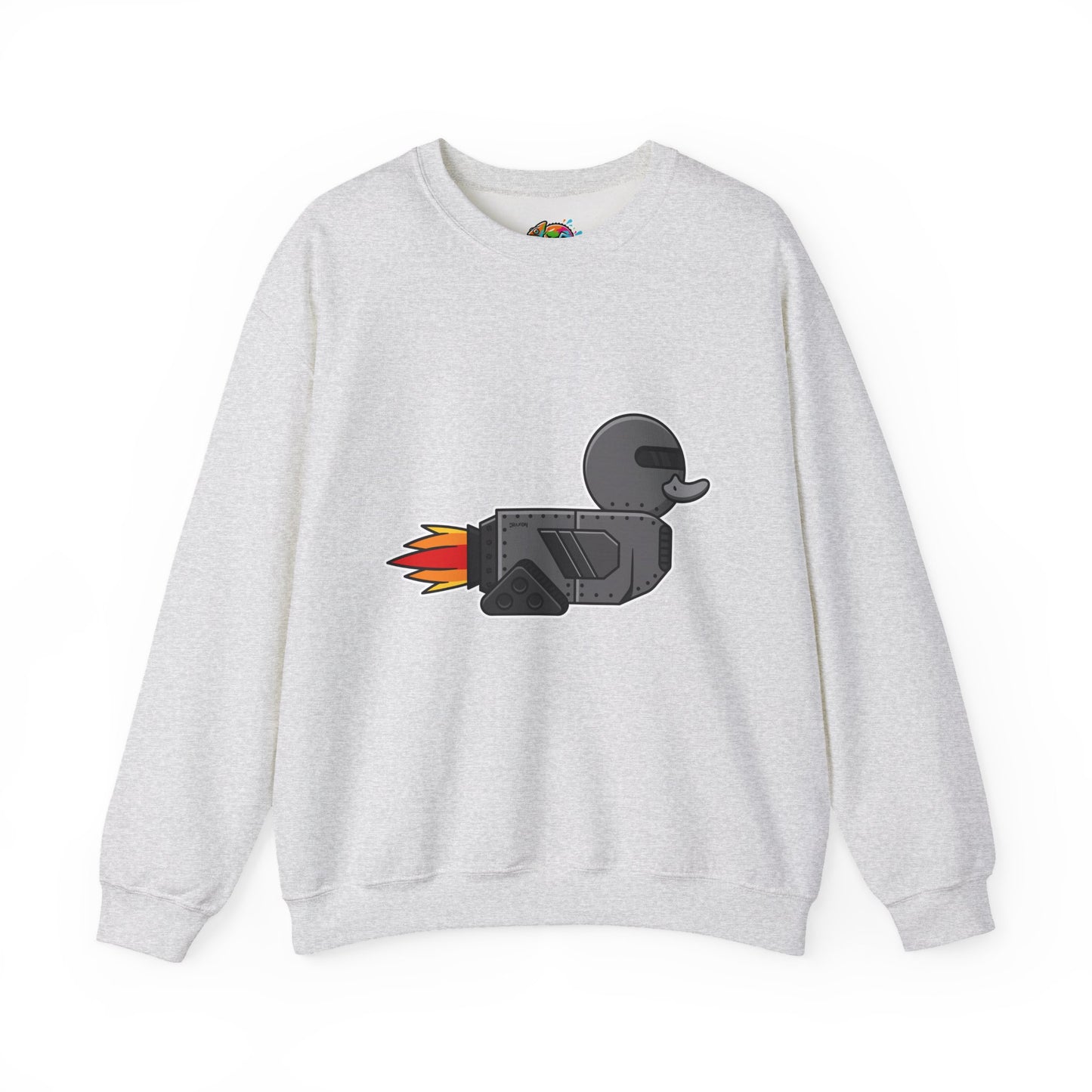 Unisex Heavy Blend™ Crewneck Sweatshirt (Robot Duck)