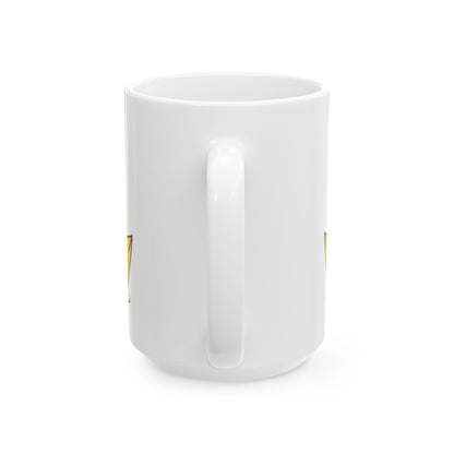 White Ceramic Mug 11oz & 15oz (Wedding Ducks)