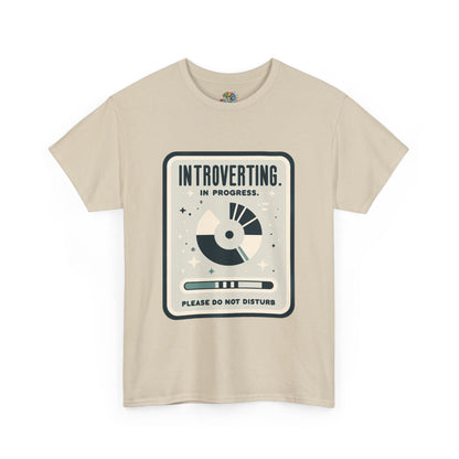 Unisex Heavy Cotton Tee (Introverting in Progress)