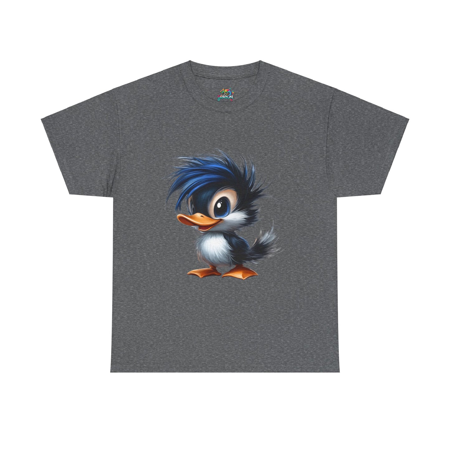 Unisex Heavy Cotton Tee (Blue Hair Duck)