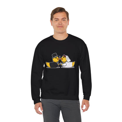 Unisex Heavy Blend™ Crewneck Sweatshirt (Wedding Ducks)