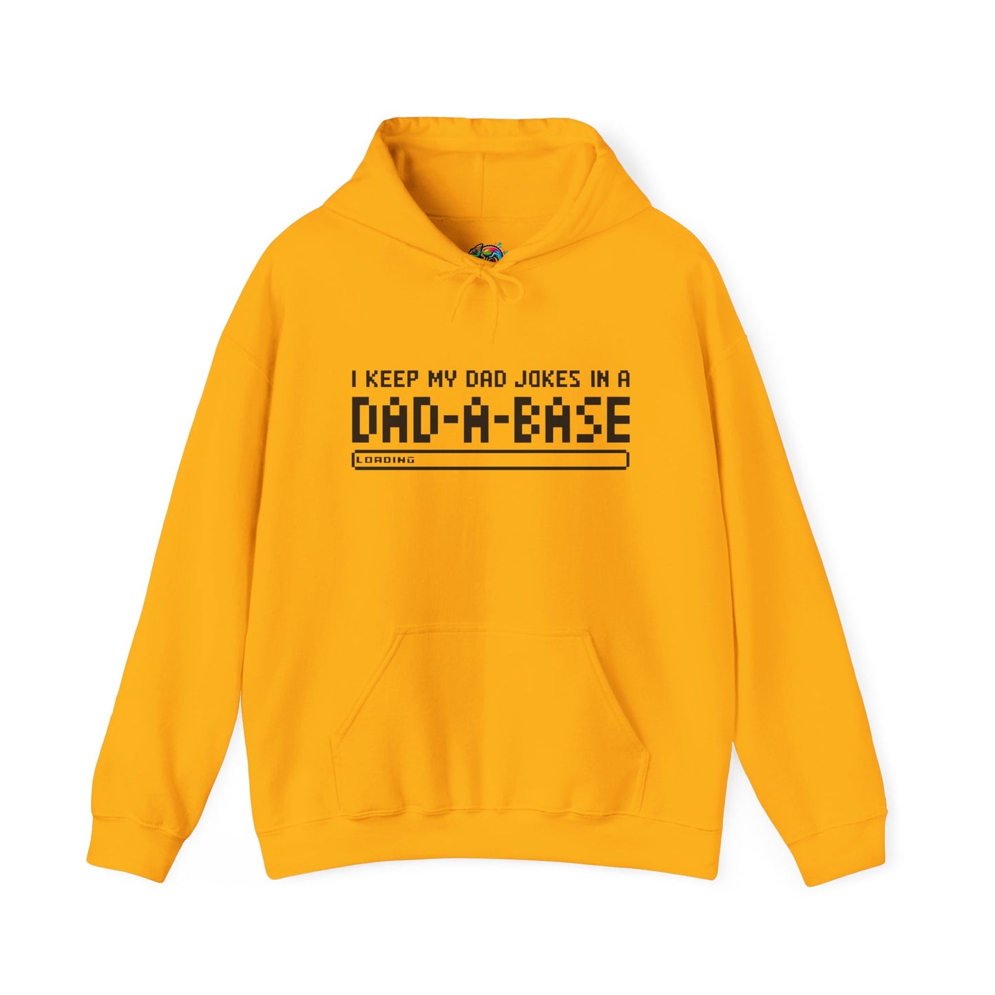 Dad Jokes Hoodie - Unisex Heavy Blend™ Sweatshirt (Keep my Jokes in a Dad-A-Base)