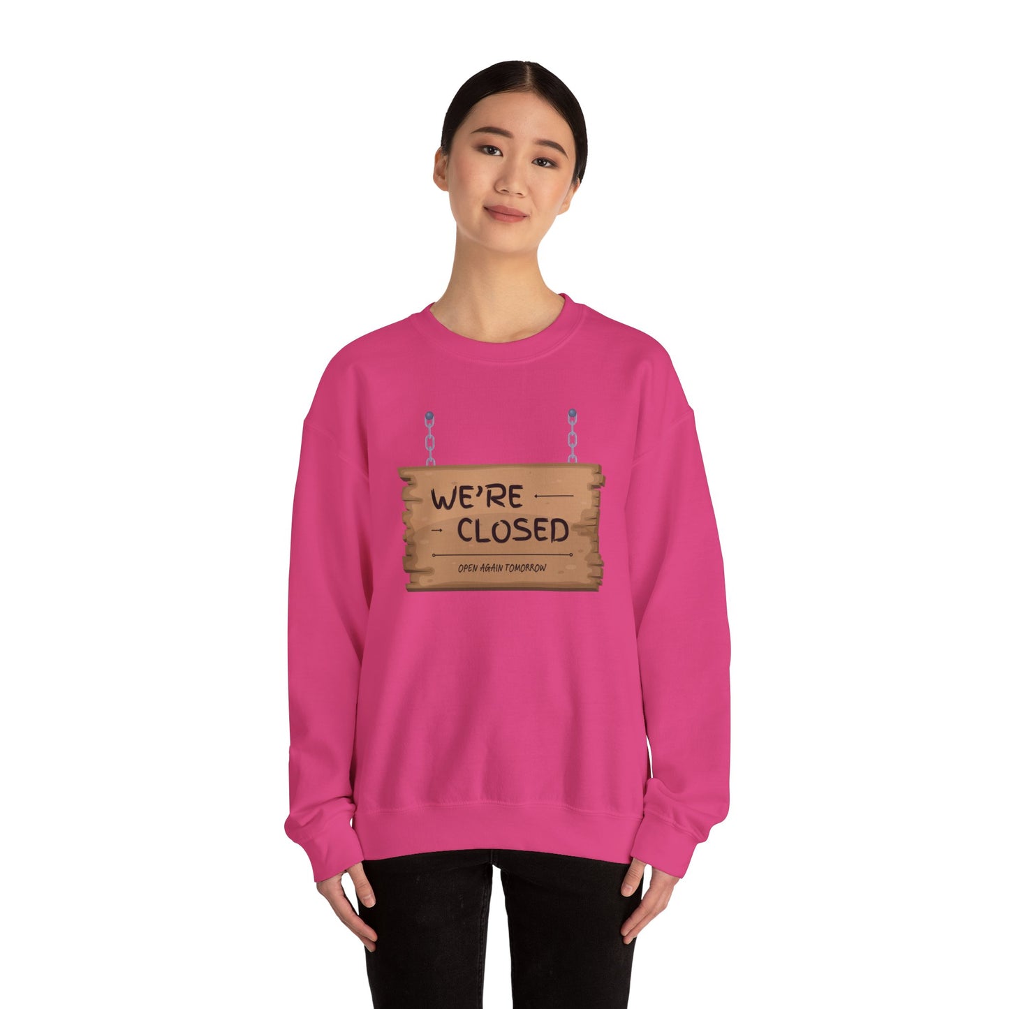 Unisex Heavy Blend™ Crewneck Sweatshirt (We're Closed)