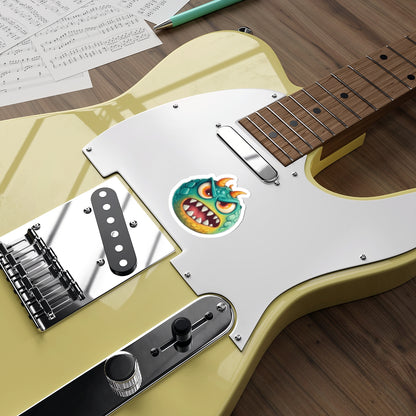 Die-Cut Stickers | Vibrant Art for Personalization (Green Monster 2)