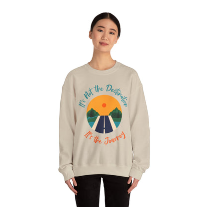 Unisex Heavy Blend™ Crewneck Sweatshirt (It's not Destination, It's Journey)