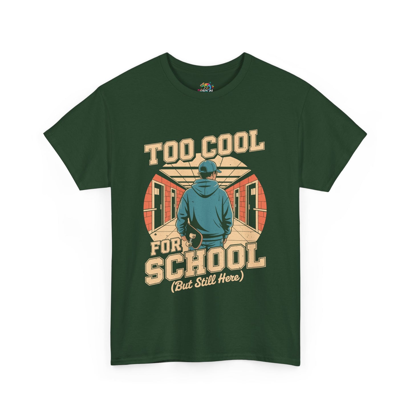 Unisex Heavy Cotton Tee (Too Cool For School)