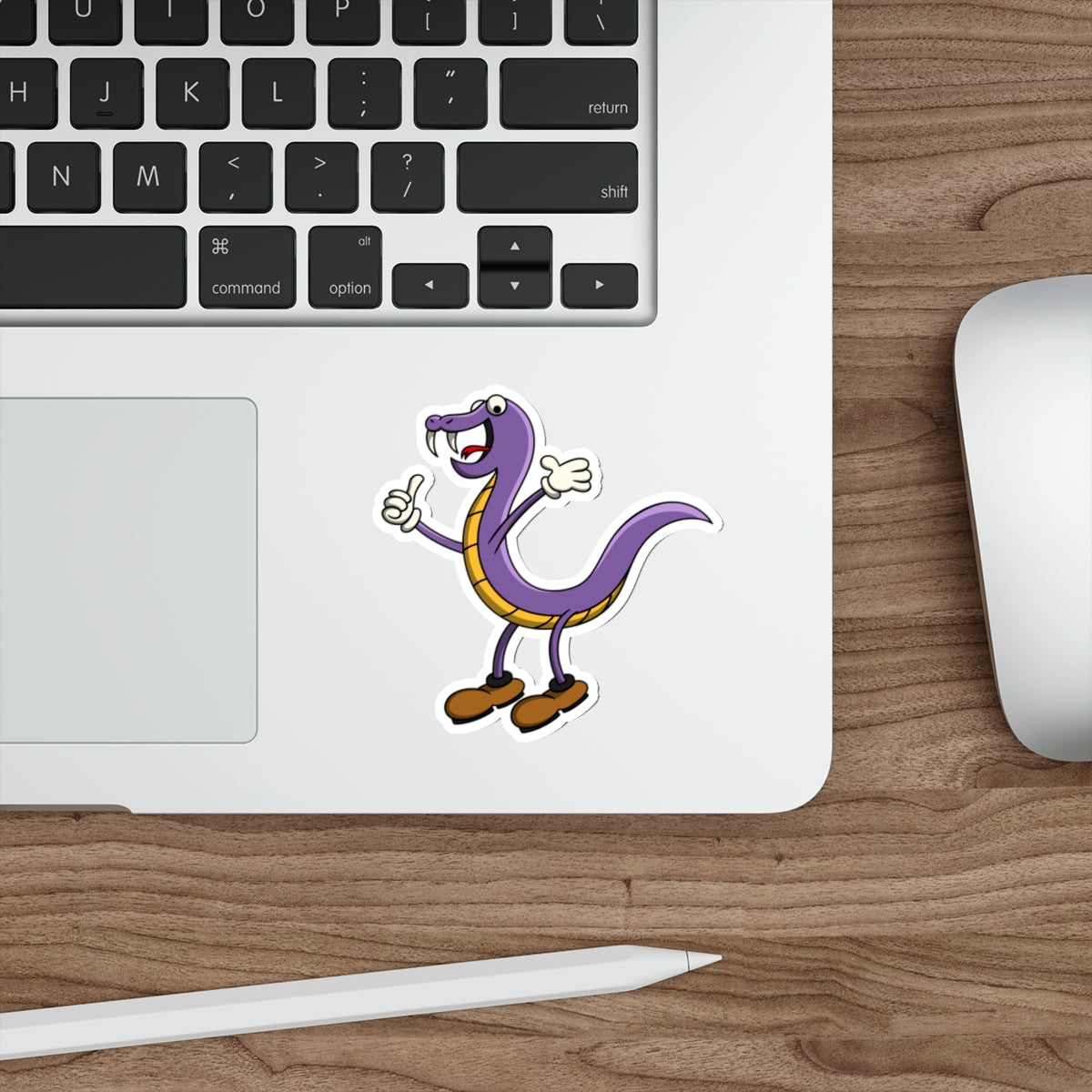 Die-Cut Stickers | Vibrant Art for Personalization (Snake Man)