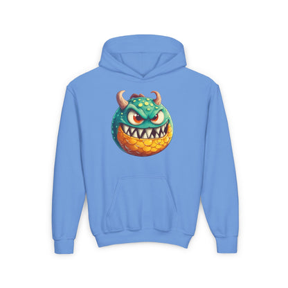 Youth Heavy Blend Hooded Sweatshirt (Green Monster 1)