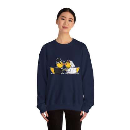 Unisex Heavy Blend™ Crewneck Sweatshirt (Wedding Ducks)