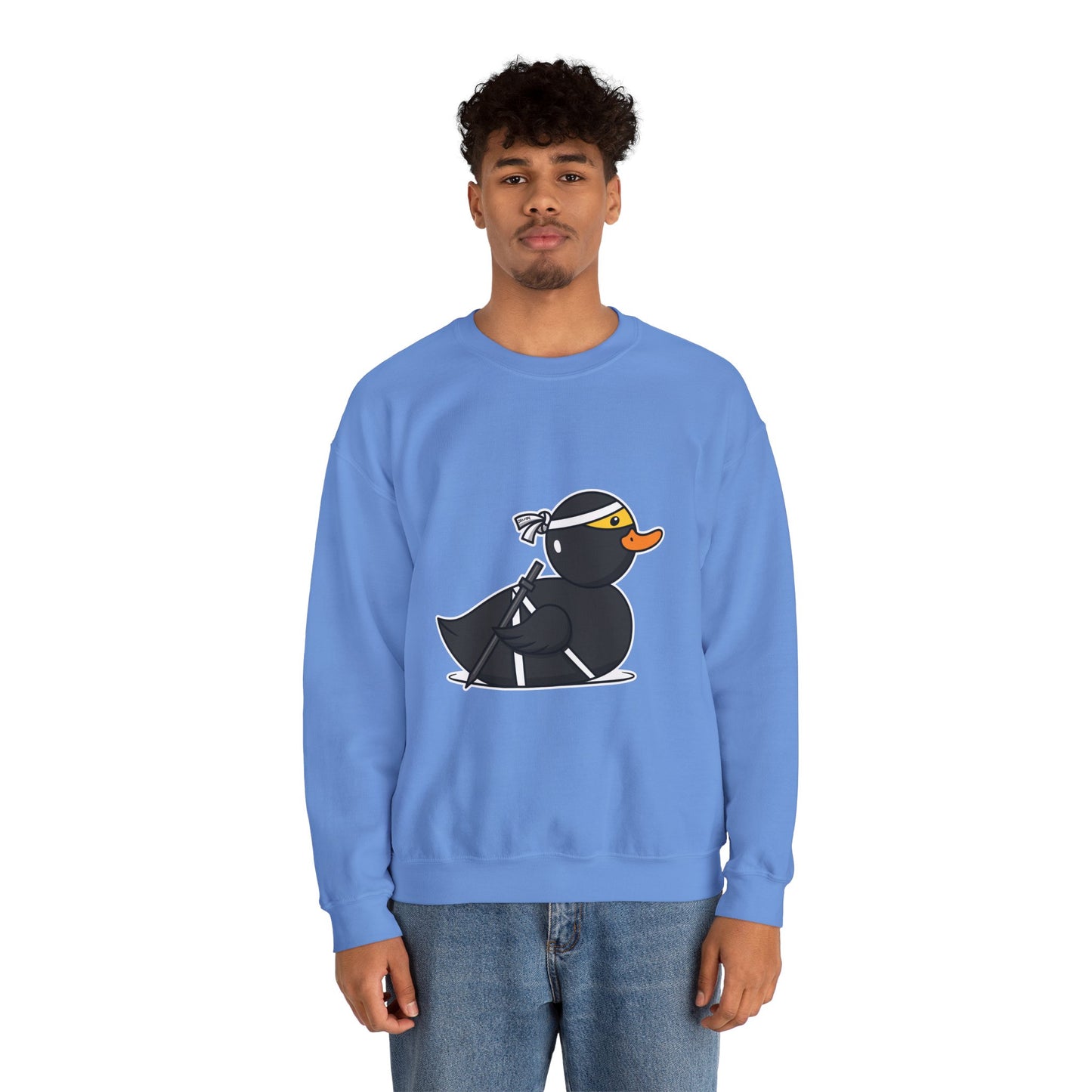 Unisex Heavy Blend™ Crewneck Sweatshirt (Ninja Duck)