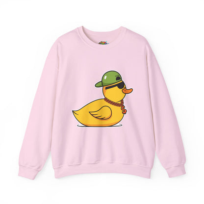 Unisex Heavy Blend™ Crewneck Sweatshirt (Gangster Duck)