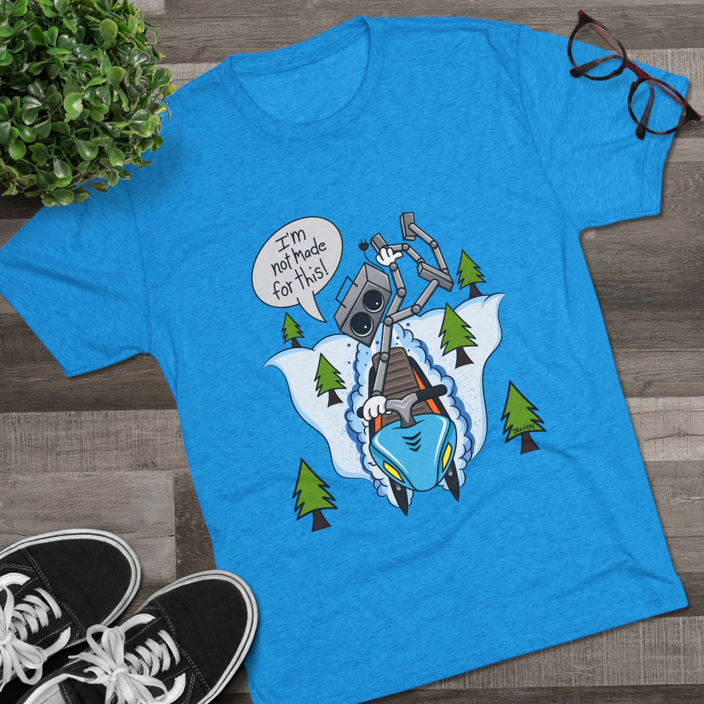 Unisex Tri-Blend Crew Tee (Not made for this - Snowmobiler)