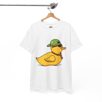 Unisex Heavy Cotton Tee (Gangster Duck)