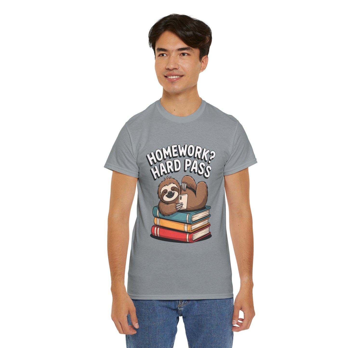 Unisex Heavy Cotton Tee (Homework? Hard Pass)