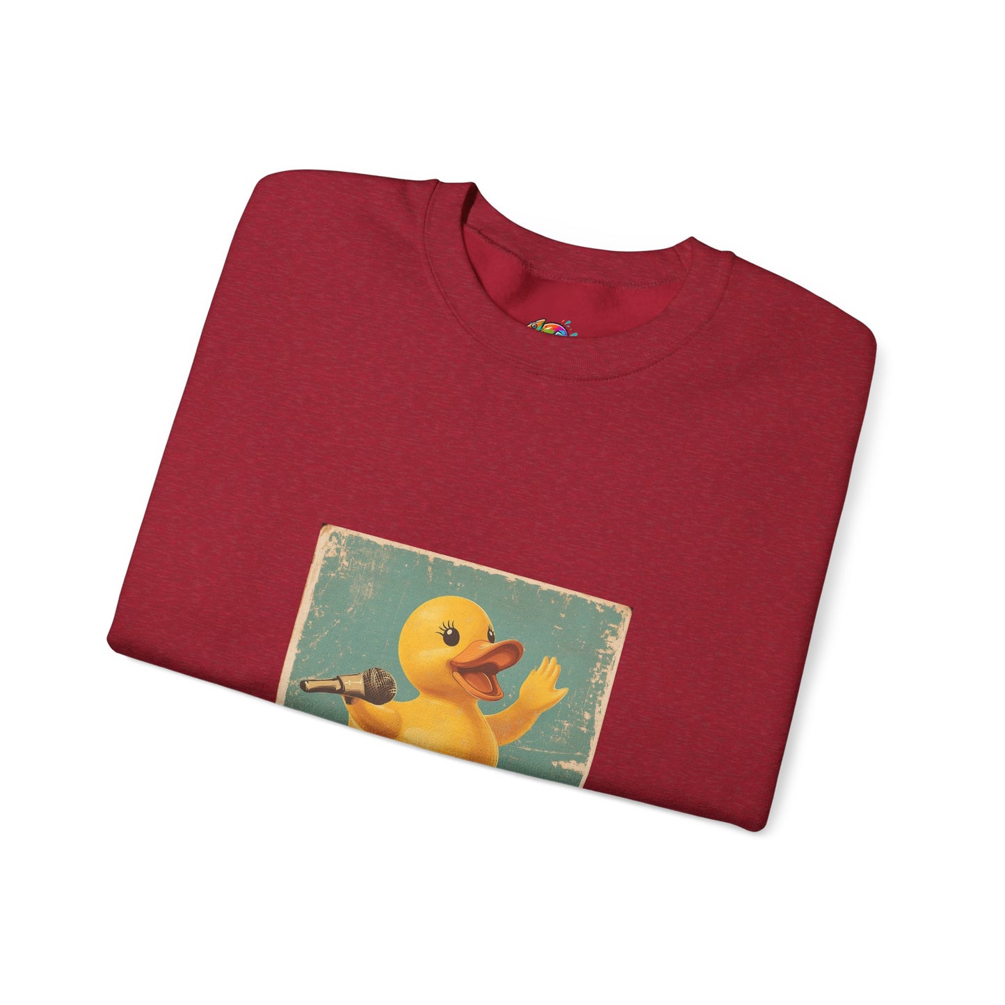 Unisex Heavy Blend™ Crewneck Sweatshirt (Karaoke Duck)