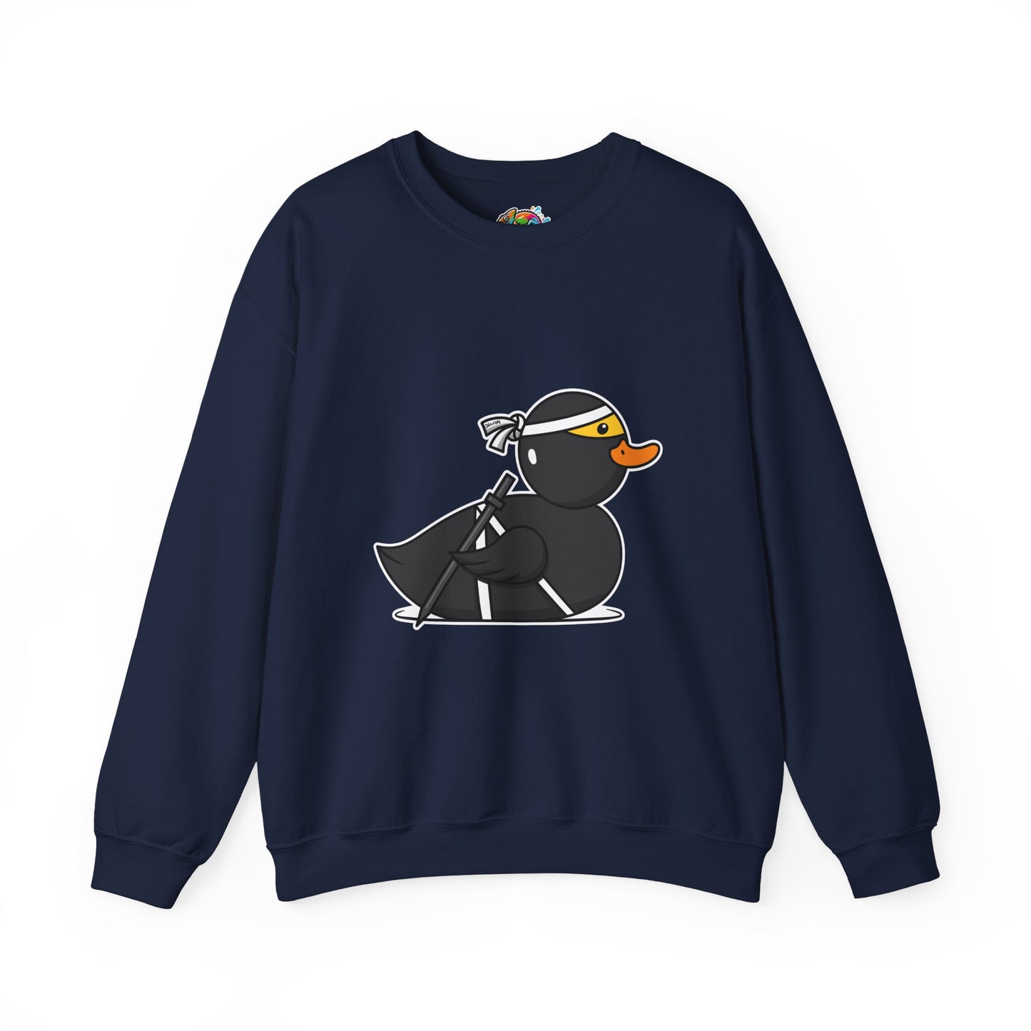 Unisex Heavy Blend™ Crewneck Sweatshirt (Ninja Duck)