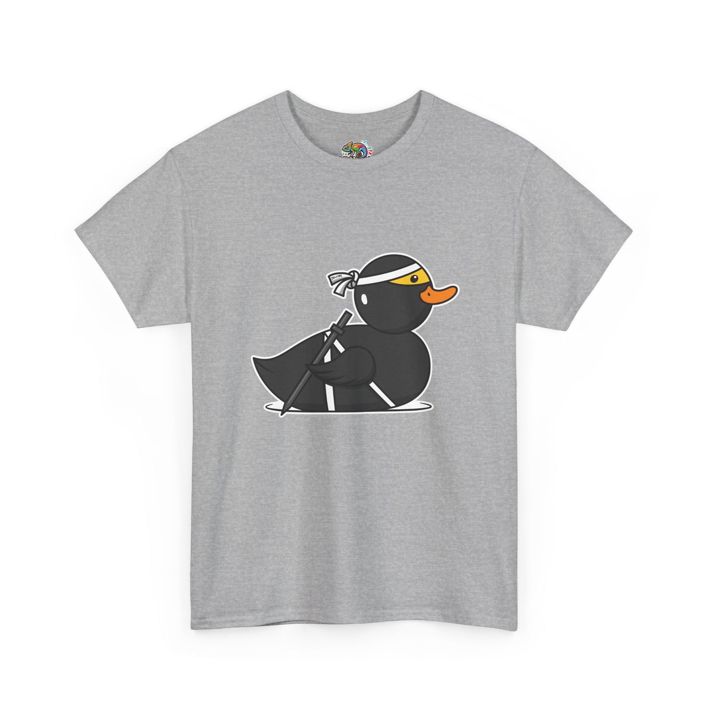 Unisex Heavy Cotton Tee (Ninja Duck)