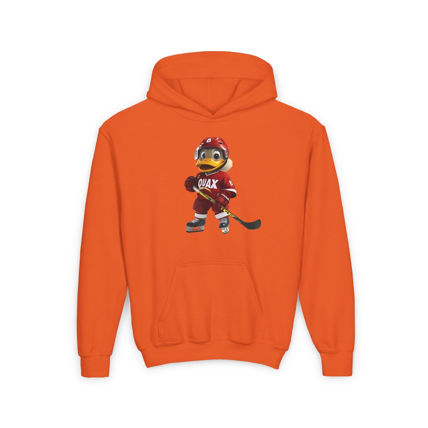 Youth Heavy Blend Hooded Sweatshirt (Hockey Quax)