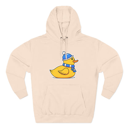Three-Panel Fleece Hoodie (Chilly Duck)