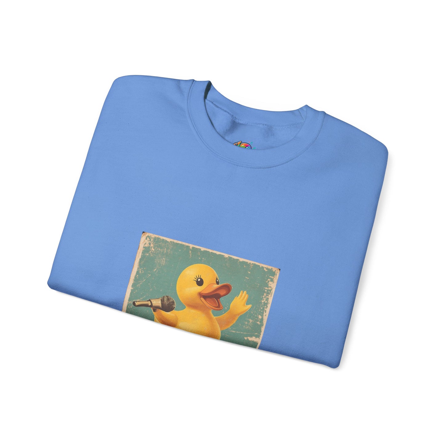 Unisex Heavy Blend™ Crewneck Sweatshirt (Karaoke Duck)