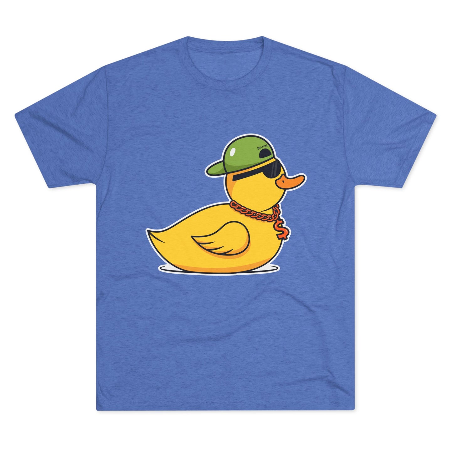 Unisex Tri-Blend Crew Tee (Ninja Duck)