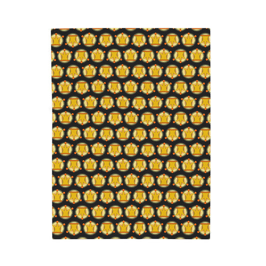 Velveteen Plush Blanket (Crowns)